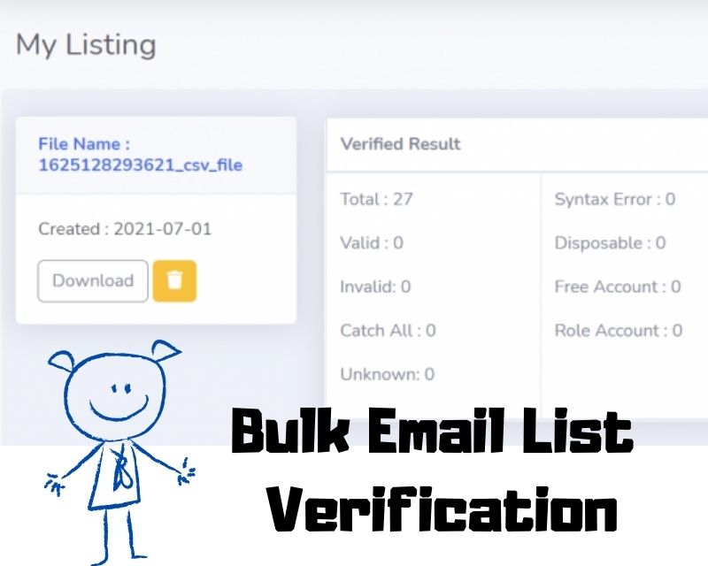 email deliverability-verify your email list