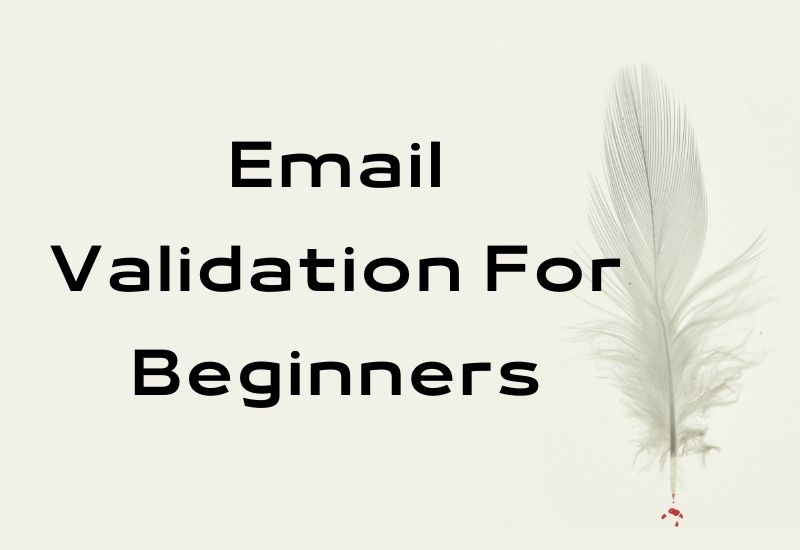 email validation for beginners